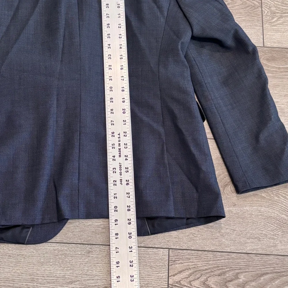 Hugo‎ Boss Blazer Mens 38R Navy Blue Lanificio Tesse Super 100 Wool Sport Coat